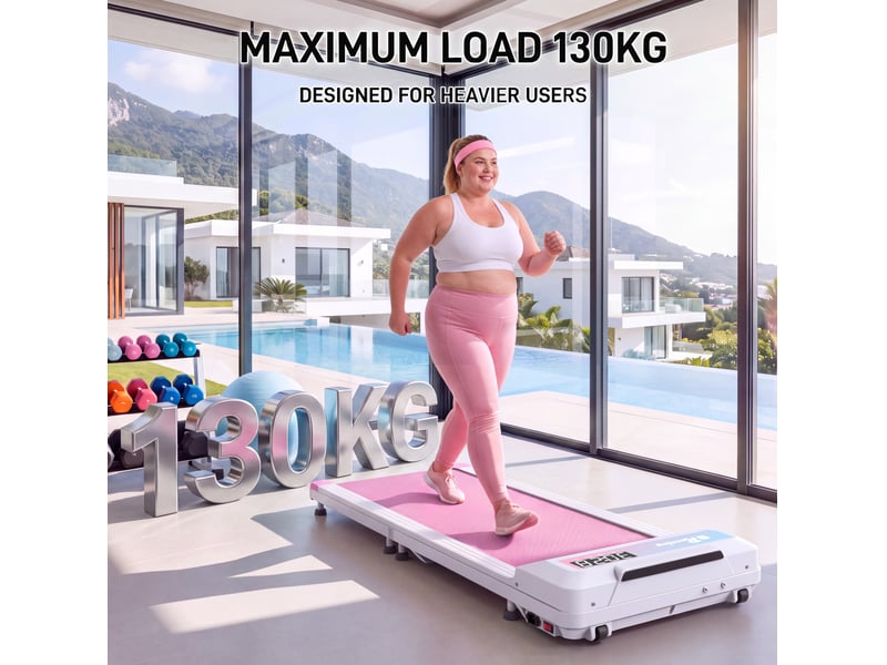 Tapis de marche pliable sous bureau 1-6 kmh avec télécommande homvra - Conforama D
