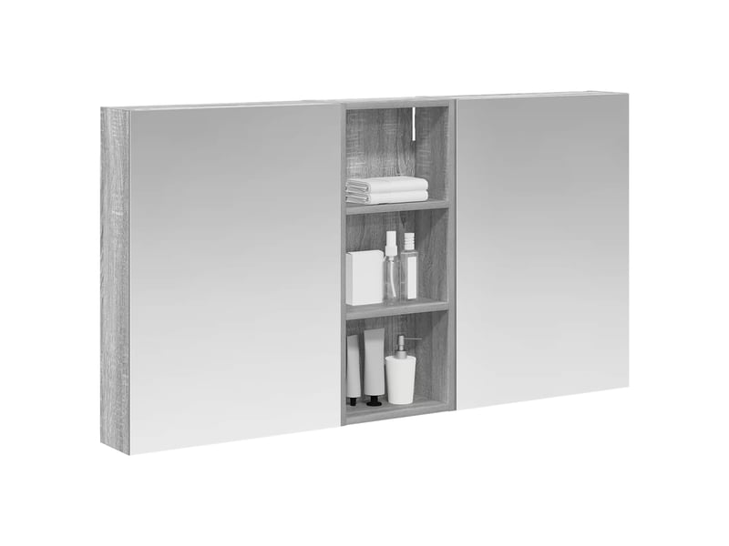 Ensemble de meubles de salle de bain 3 pcs 130x14.5x70 cm shl269 - Conforama C