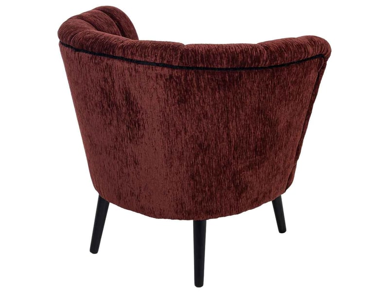 Fauteuil en tissu rouge 86x70x76 cm h  - Conforama D