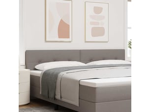 Tete de lit A poser largeur 200 cm   taupe
