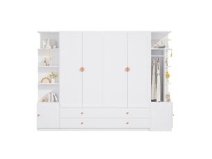 Porte armoire battante <strong></strong> <strong></strong> coloris blanc largeur 270 cm