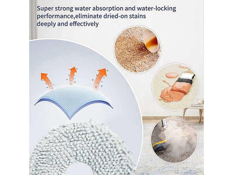  33pcs accessories kit for robot vacuum s10+ s10 plus b105 main side brush hepa filter mop rag cloth parts  - Conforama D