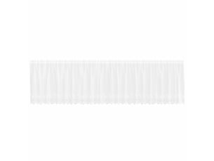 Rideau en dentelle, rideau ajouré, voilage blanc 120 x 600 cm polyester cf43655