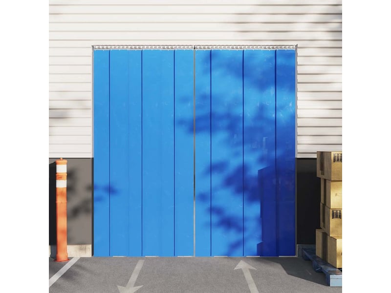  Rideau de porte bleu 200 mmx1,6 mm 10 m pvc cf43607  - Conforama B