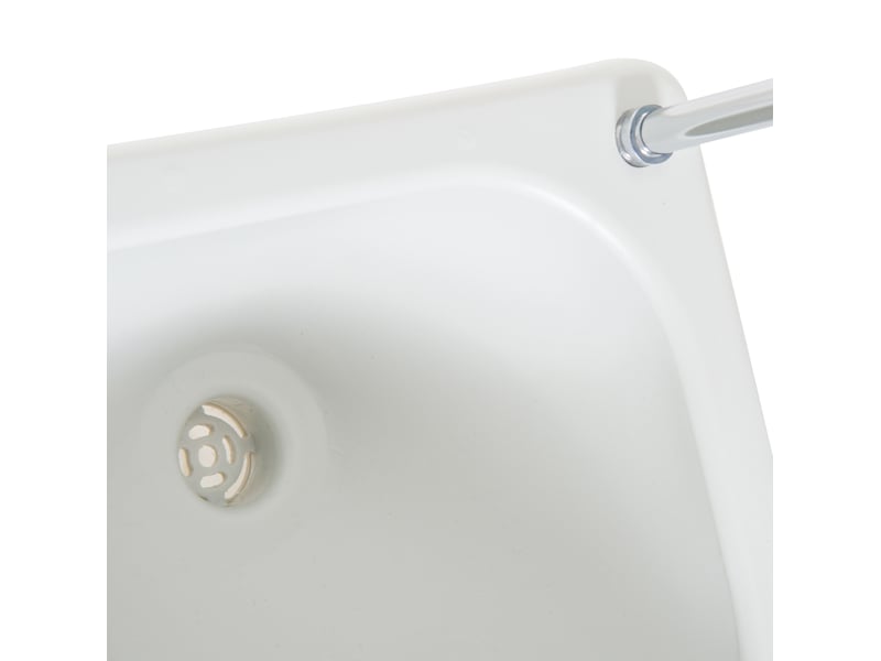  Lavabo de camping 83x50x103 cm fonctionnel hdpe gris clair  - Conforama D