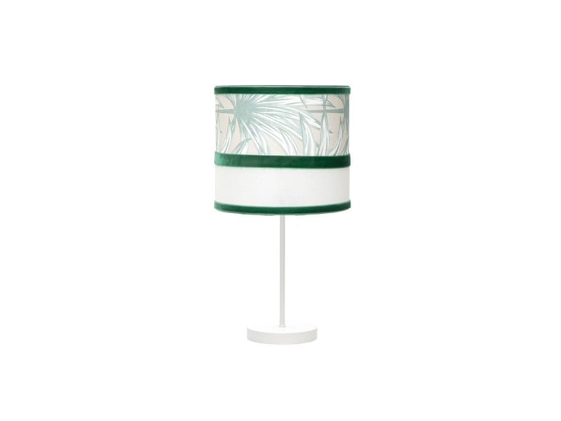  Lampe à poser fabrilamp caledonia blancvert 1 x e14 43 x 17 x 17 cm 248971006 - Conforama A