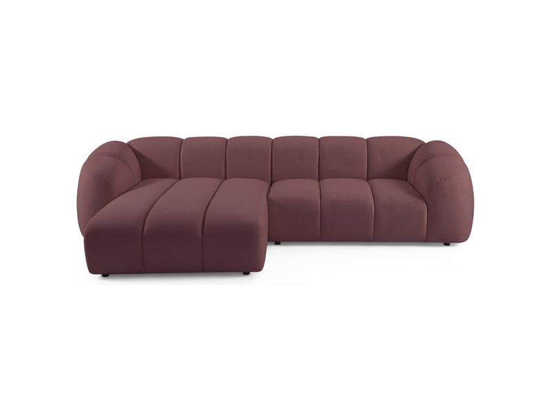  Selsey millma - canapé d'angle - 300 cm - velours rose Millma - Conforama D
