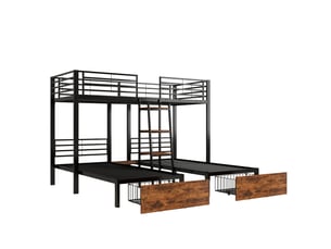 Lit coffre 200x220 cm coloris noir