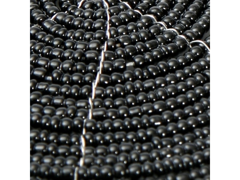 Le sous-verre en perles - noir  - Conforama C