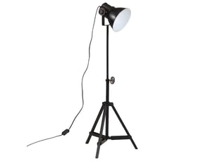 Lampadaire salon, lampe sur pied 25 w noir 35x35x6595 cm e27