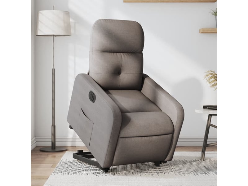  Fauteuil inclinable électrique, fauteuil relax salon taupe tissu shl85456  - Conforama B