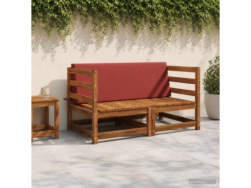  Coussin de dossier, coussin de dos soest 100 % polyester rouge 120 x 20 x 40 cm cf55234  - Conforama B