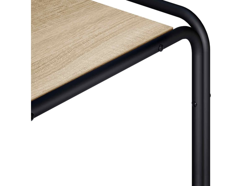 Buffet salon, buffet de rangement chêne sonoma 93.5x38x75 cm bois d'ingénierie - Conforama E