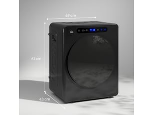 Seche linge B61-010V90BK - Evacuation 4 kg largeur 43 cm