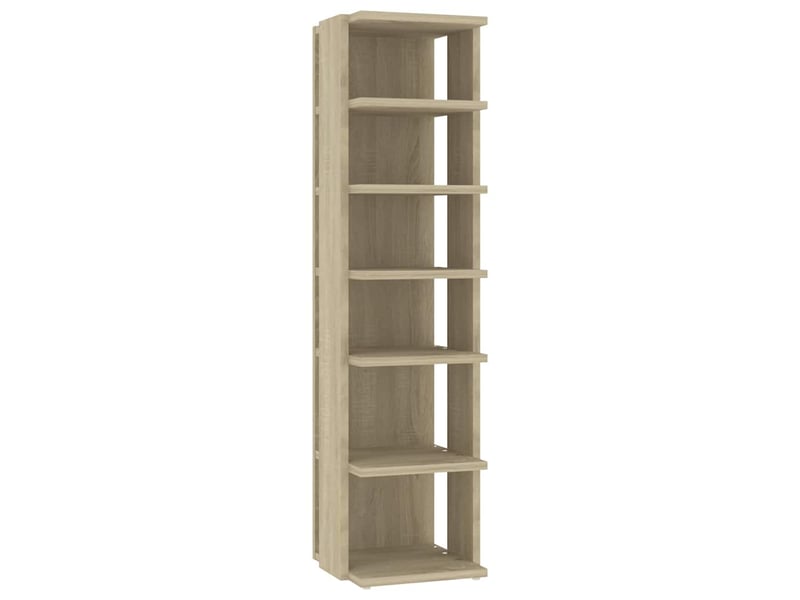  Meuble à chaussure, armoire à chaussures chêne sonoma 27,5x27x102 cm  - Conforama A