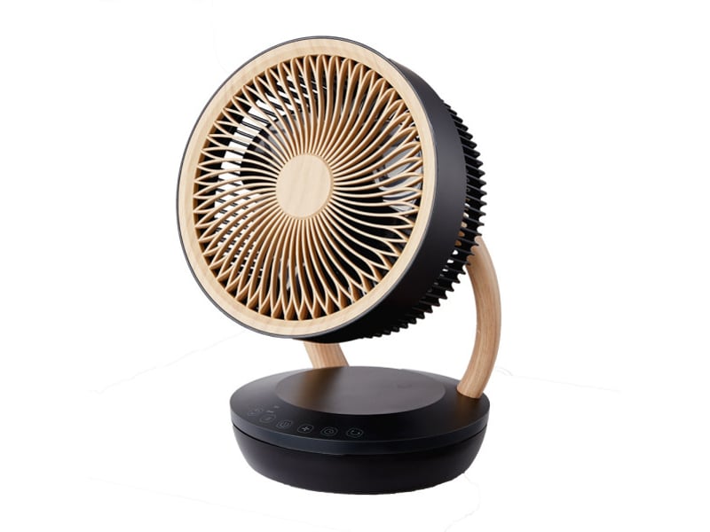  Fabrilamp ventilateur de table ruiseñor noirhêtre 45 w, 3 vitesses, avec télécommande et minuterie 236171088 - Conforama A