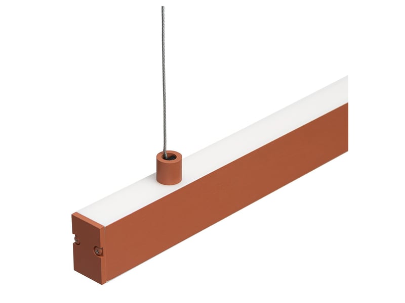  Argon miami suspension led miami bar, couleur terre cuite, 3130 lm, 3000 k  - Conforama D