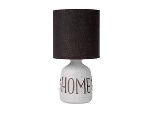 Lampe de table diam. 16,5 cm 1xe14 40w ip20 blanc - lucide - cosby
