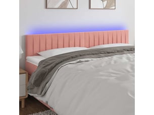 Tete de lit A poser largeur 180 cm rose