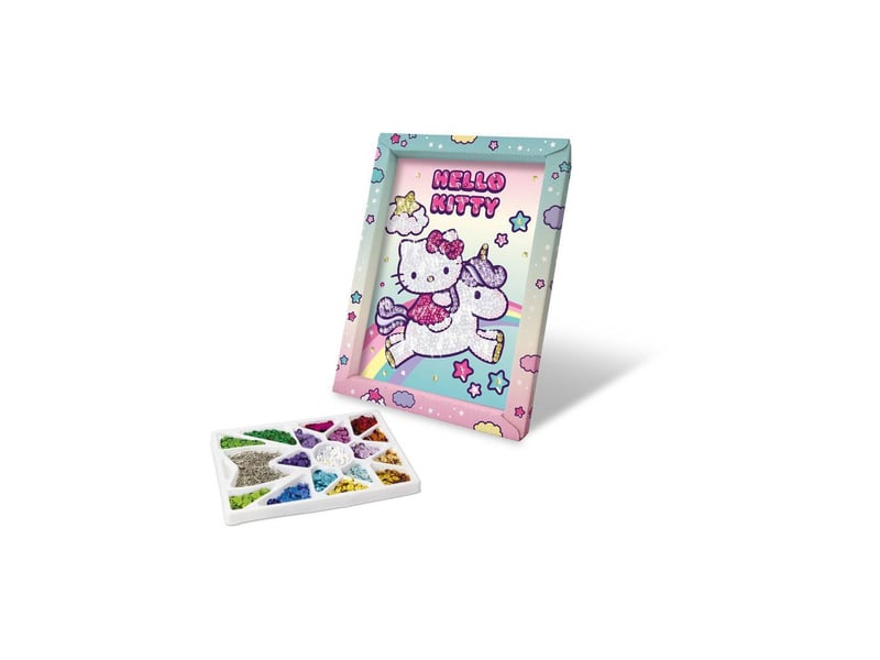  Tableau cadre en bois hello kitty et licorne perles a sequins LAN3181860203347 - Conforama C