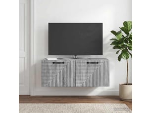 Meuble tv coloris gris 78.5 cm <strong></strong>  <strong></strong>
