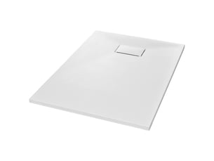 Bac de douche receveur de douche rectangulaire salle de bain maison intérieur trou de drain standard de 9 cm smc 100 x 70 cm blanc 02_0003444