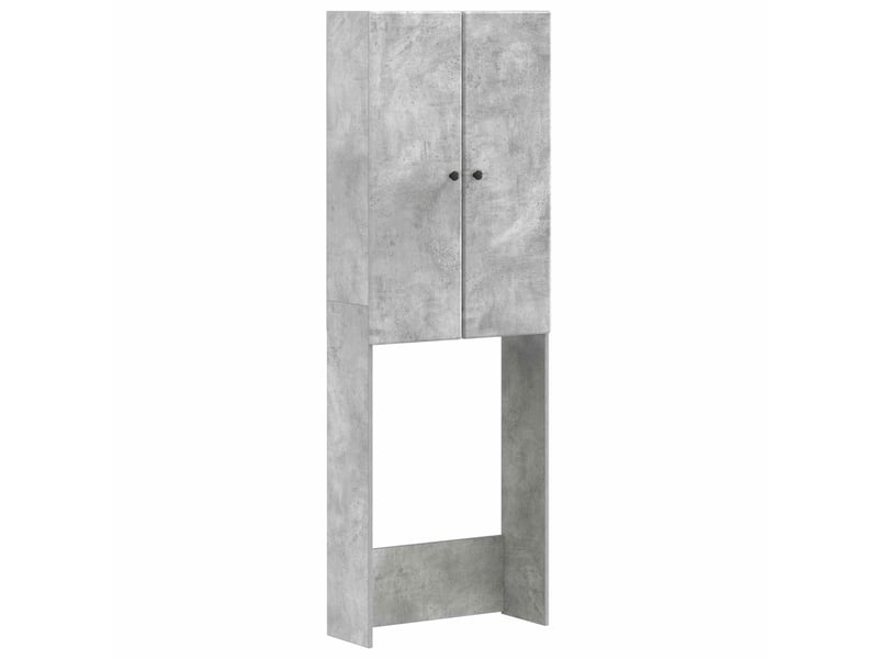 Armoire de toilette, meuble de toilette breda gris béton 66x25.5x190 cm - Conforama A