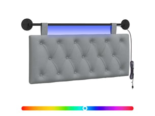 Tete de lit A poser largeur 110 cm <strong></strong> <strong></strong> argenté