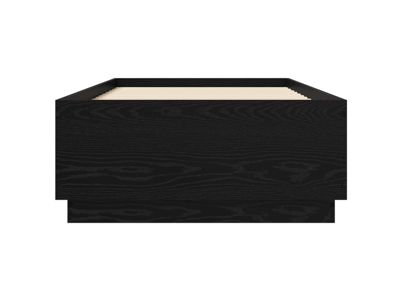  Lit simple- lit adulte -  cadre de lit chêne noir 80 x 200 cm bois d'ingénierie  - Conforama C