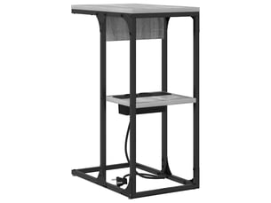 Table de chevet - cabinet de chevet - table de nuit gris sonoma 41,5 x 26 x 60,5 cm