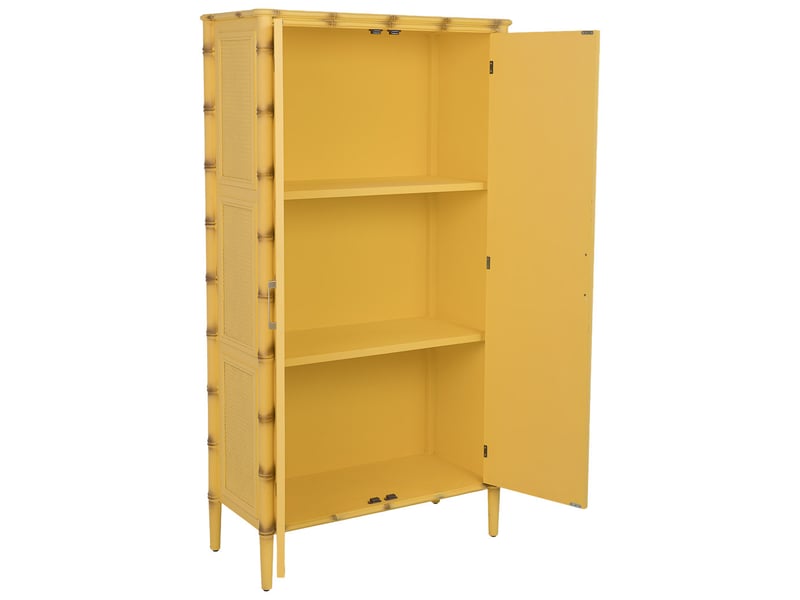 Armoire en bois jaune 95x44x178 cm h  - Conforama E