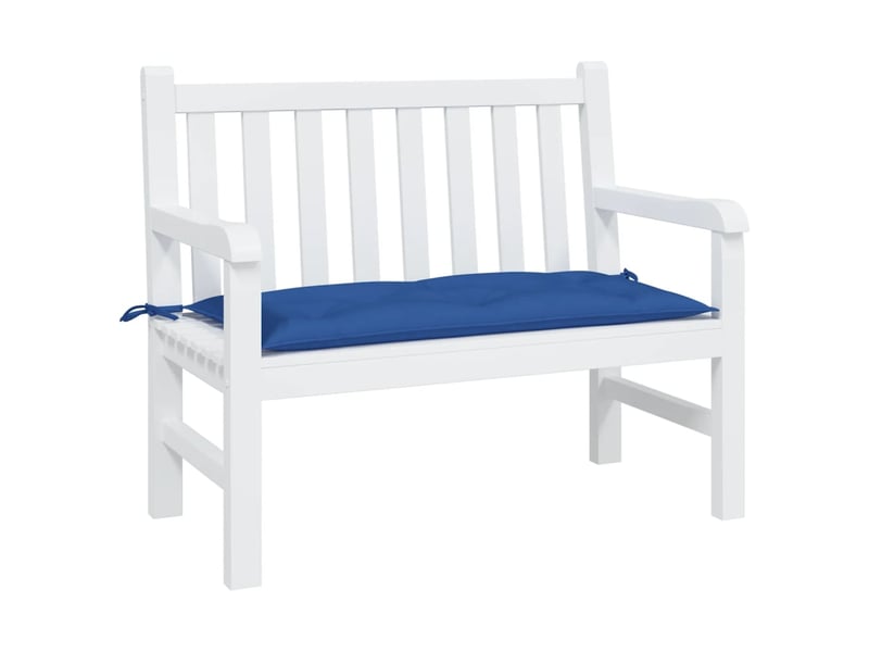  Coussin de banc de jardin, coussin d'assise bleu 110x50x7 cm tissu oxford cf52671  - Conforama C