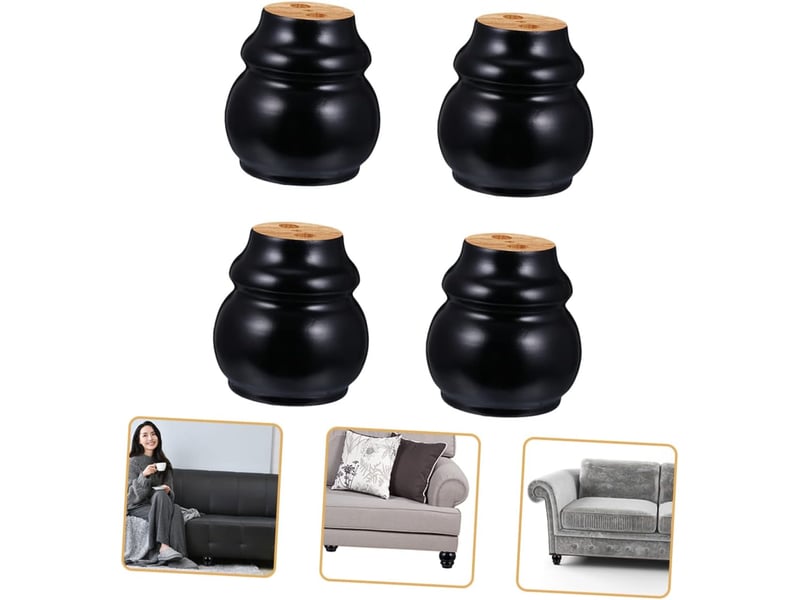  4pièces meuble bois de style moderne lot rechange pour tables basses et meubles de salon  - Conforama E