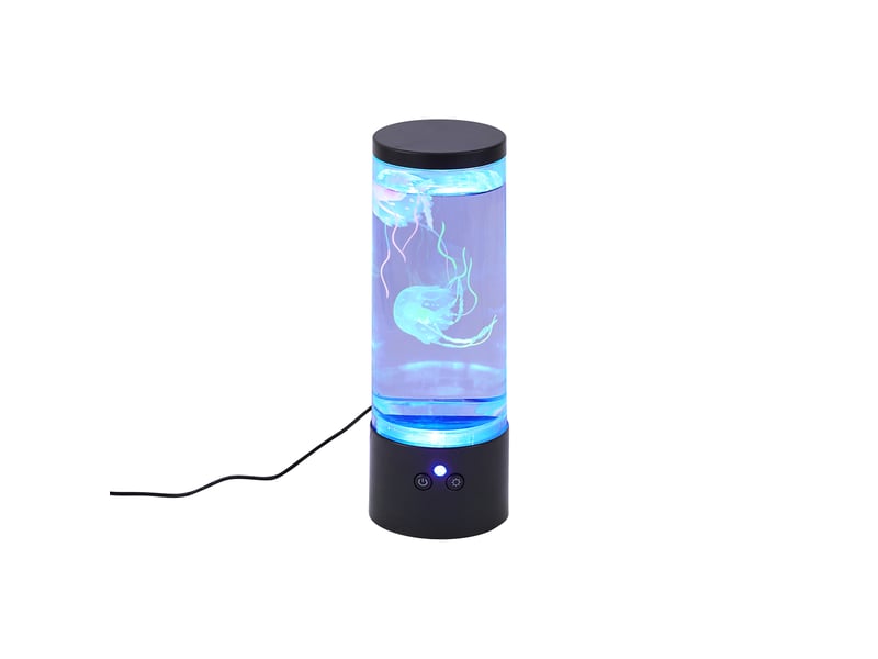  Tube à bulles noir 30cm avec led rgb - dweller  - Conforama A