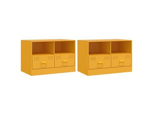 Meuble tv coloris jaune 67 cm <strong></strong>  <strong></strong>