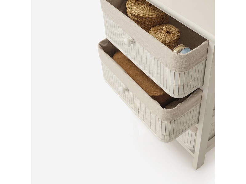  Commode de chevet en bois avec 3 tiroirs mavion 3  - Conforama E