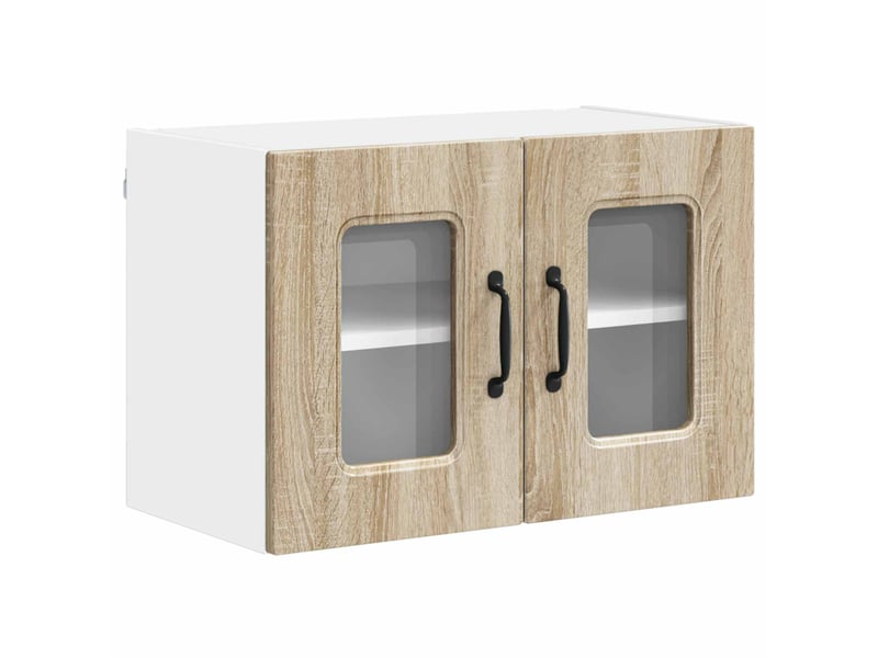  Meuble mural de cuisine | armoire de cuisine 2 pcs chêne sonoma shl3201  - Conforama E