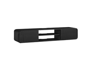 Meuble tv coloris noir  <strong>COVREO </strong>  <strong></strong>