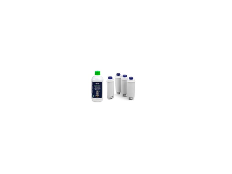  Kit entretien pour moulin a cafe espresso anti calcaire 500 ml + 4 cartouches filtrantes 8075387 - Conforama A
