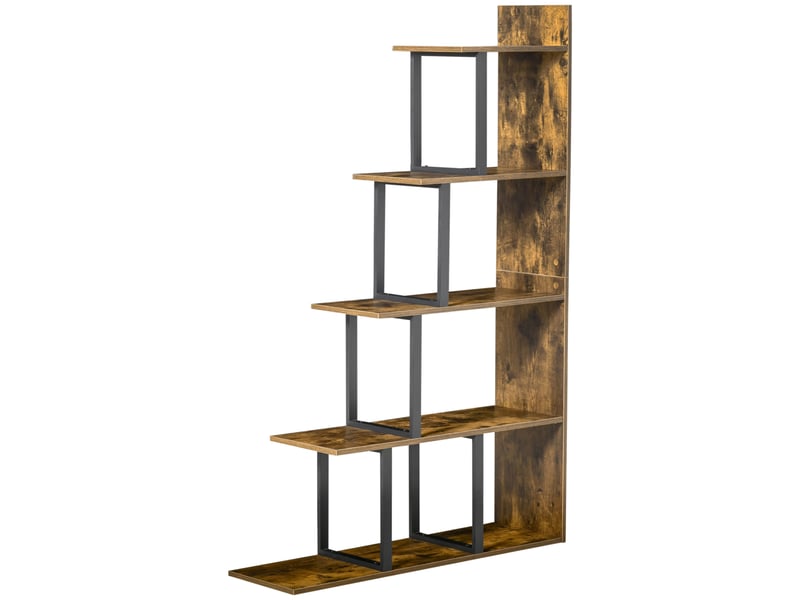  Bibliothèque en aggloméré de style vintageindustriel 102 x 30 x 160 cm  - Conforama B