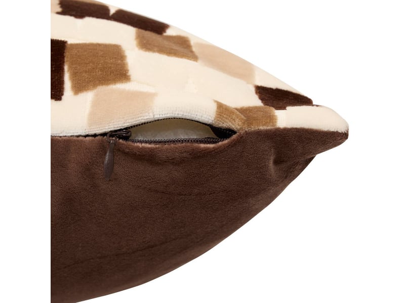  Coussin mosai carré 53x53cm beige MOSAI - Conforama C