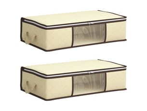 Boîte de rangement avec fenêtre latérale transparente 2 pcs shl78774