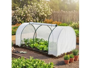 Serre tunnel de jardin 200 x 100 x 80 cm en pe et acier evryae