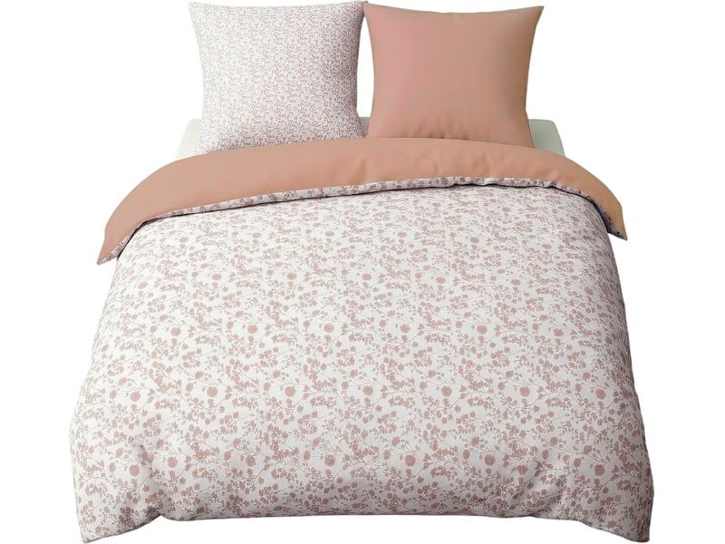 Parure de lit Housse+ 2 taies 220x240 cm FLORINE - Conforama B