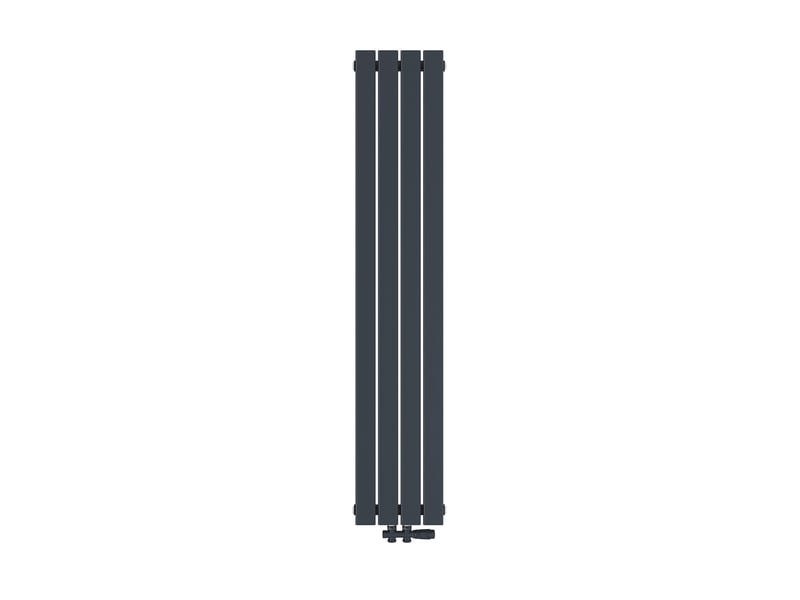  Emke radiateur à eau chaude, radiateur plat seule couche connexion centrale, anthracite 160x30cm, 501w  - Conforama A
