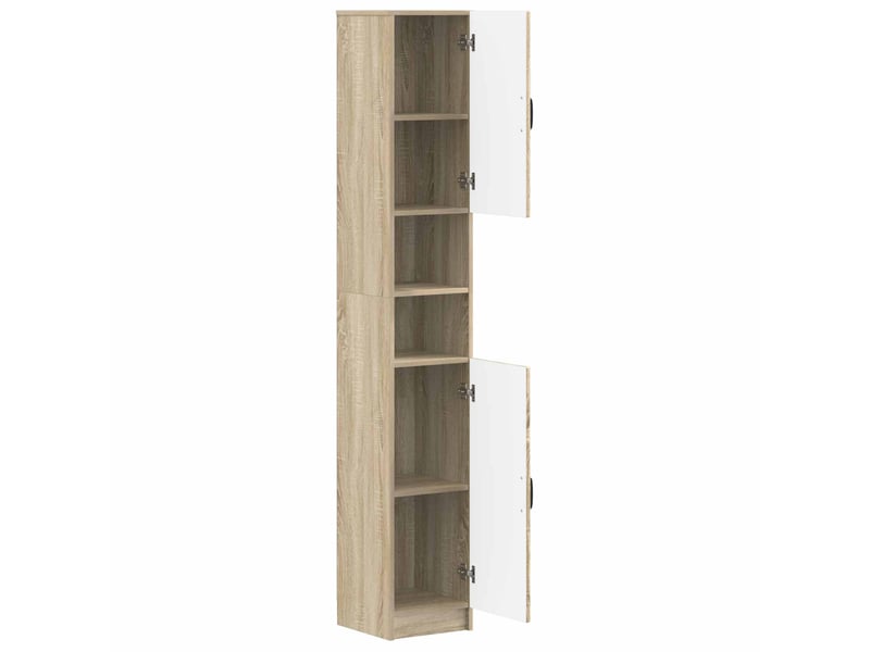 Colonne de salle de bain avec étagère ouverte utrecht shl1885 - Conforama C