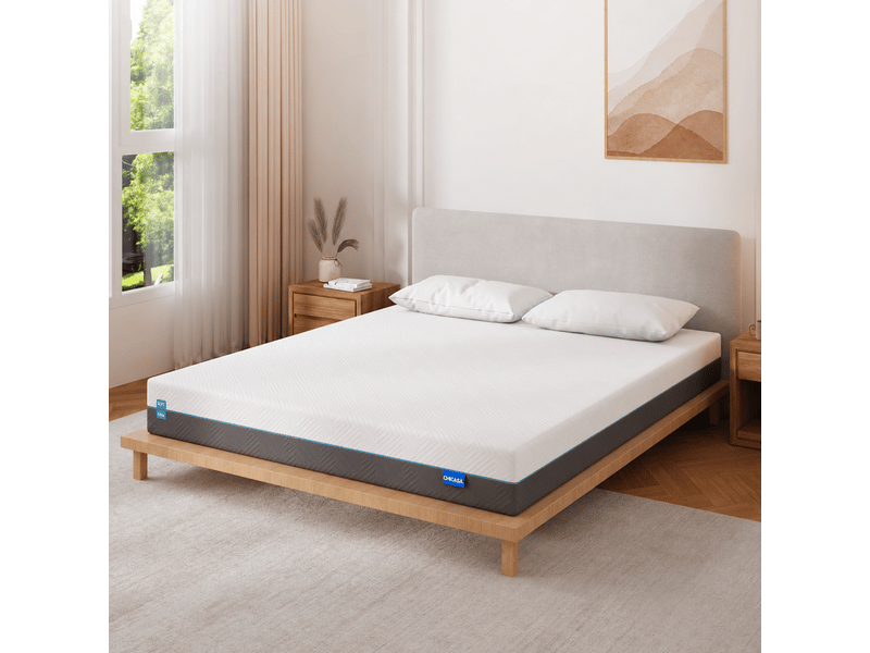  Chicasa 140x190 matelas mémoire,épaisseur 21cm,8 zones de confort,réversible ultra respirant,couvercle extérieur amovible 7 zones de confort - Conforama B