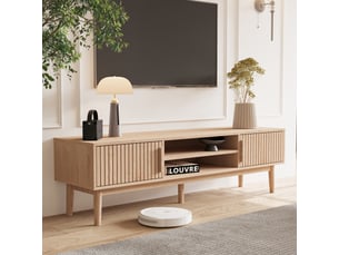 Meuble tv coloris bois clair 48 cm <strong></strong>  <strong></strong>