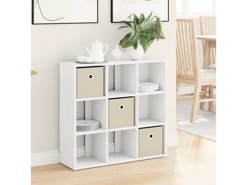  Buffet - bahut - meuble de rangement blanc 73,5 x 24 x 69,5 cm  - Conforama B