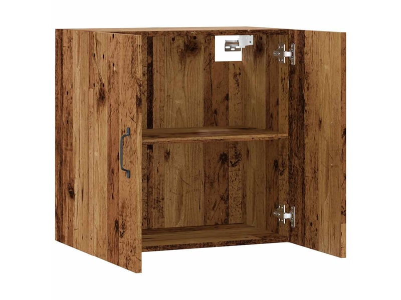  Armoire murale salon, meuble de rangement vieux bois 60x31x60 cm bois d'ingénierie shl3652  - Conforama E